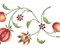 Pomegranate Wall Stencil Border | 2085 by Designer Stencils | Reusable Art Craft Stencils for Painting on Walls, Canvas, Wood | Reusable Plastic Paint Stencil for Home Makeover | Easy to Use & Clean Art Stencil